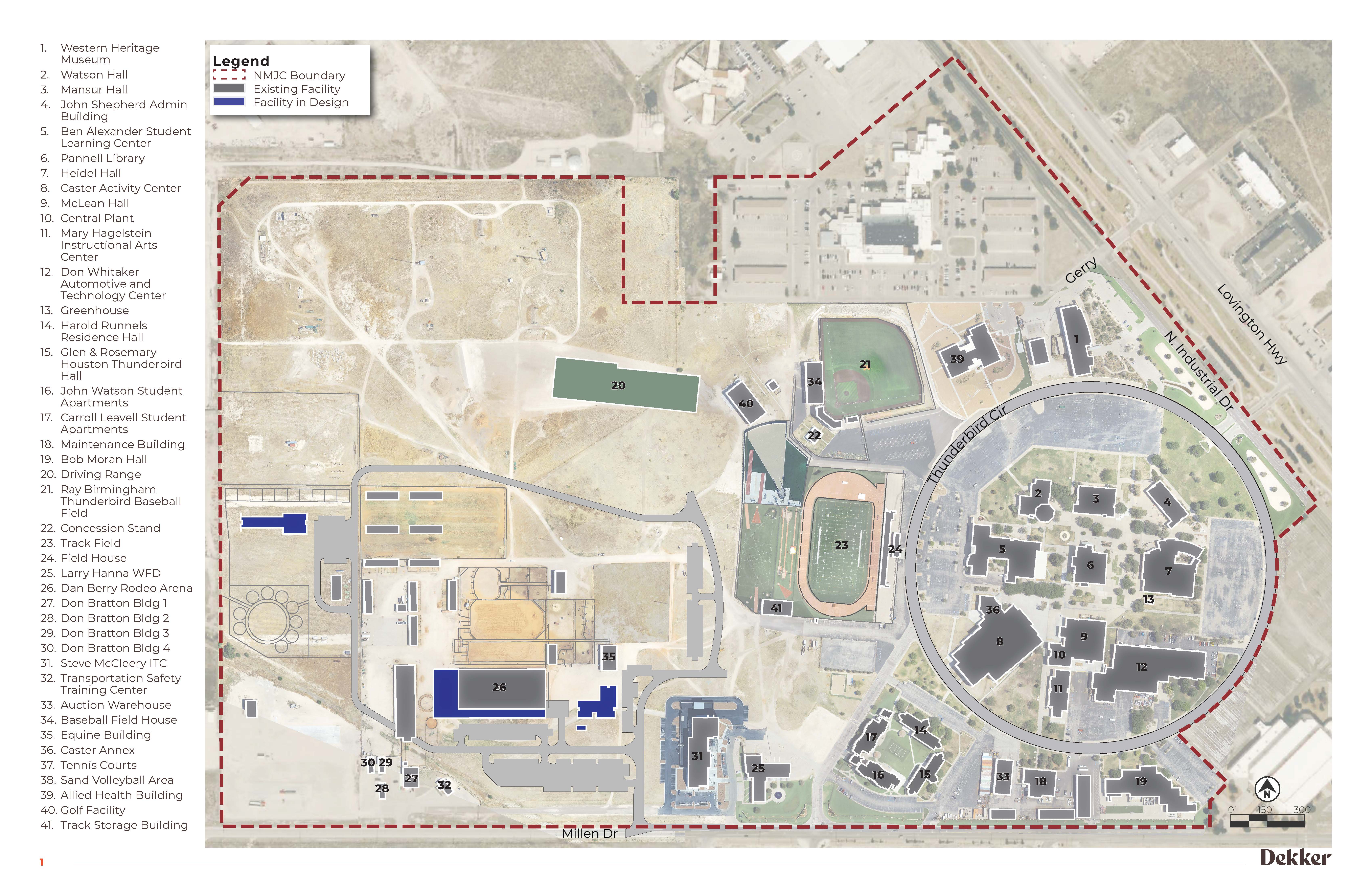 NMJC Campus Map