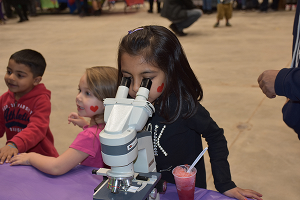 Pi Day microscope